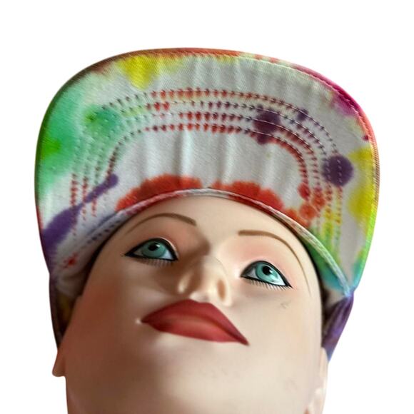 Brand New Tie Dye Adjustable 5 Panel Hat - Picture 6 of 7